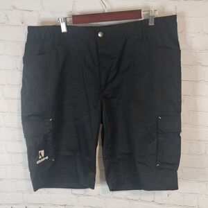Men's Ellobird Black Cargo Shorts